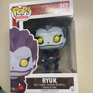 Death Note Ryuk Funko Pop w/ Protector Authentic Vaulted #217 Anime